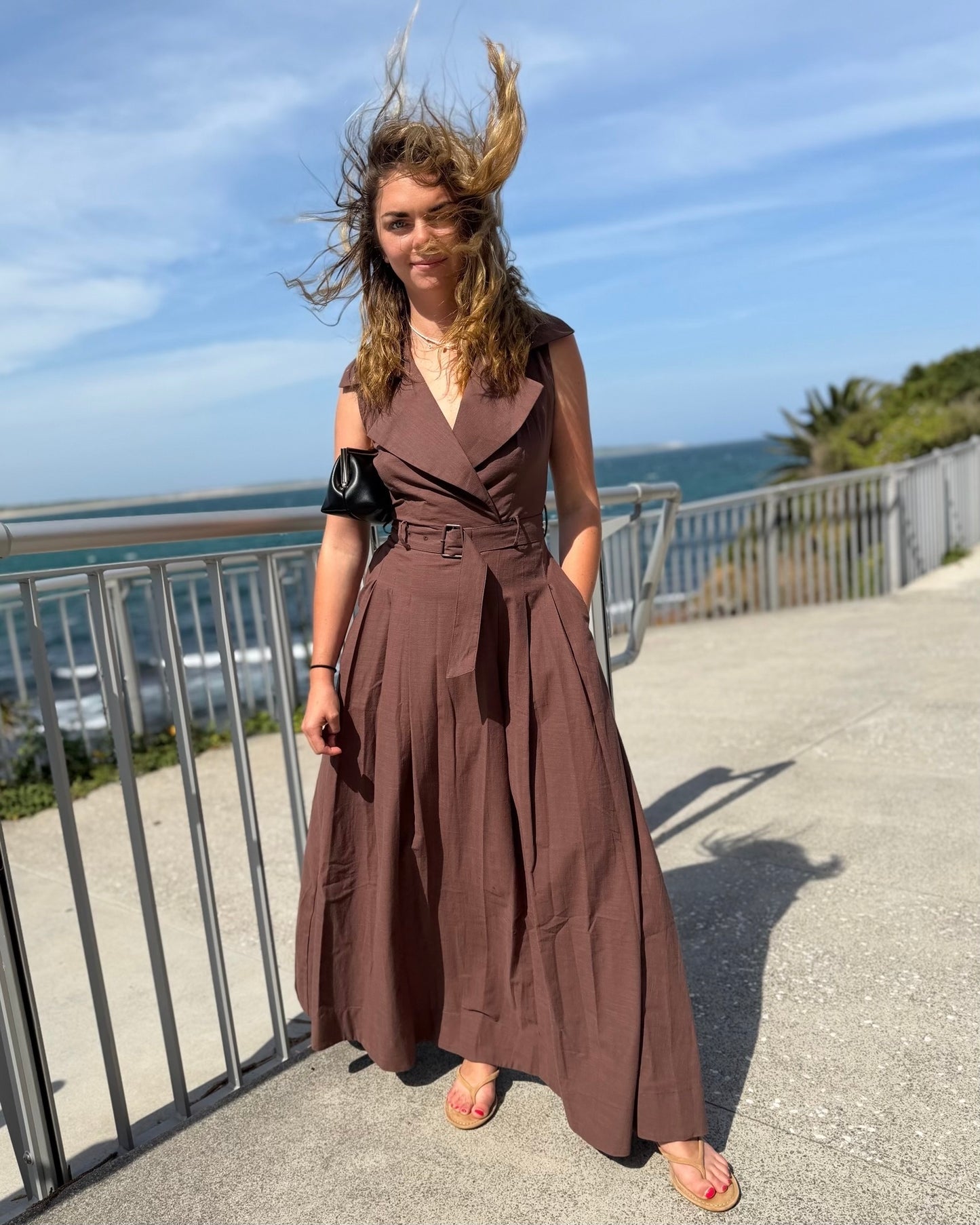 The Brown Azure Dress