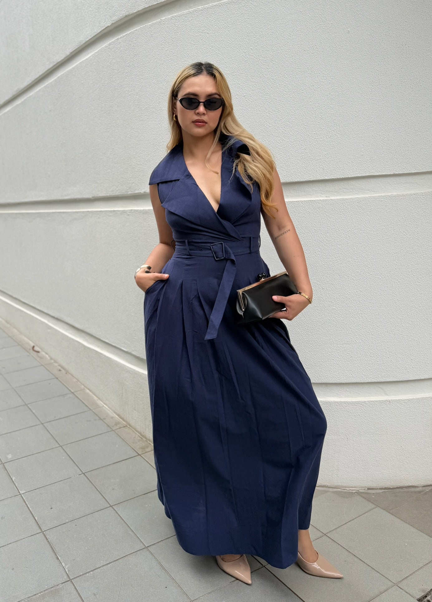 The Navy Azure Dress