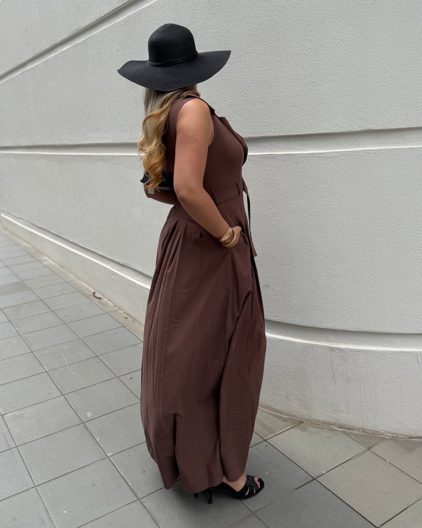 The Brown Azure Dress