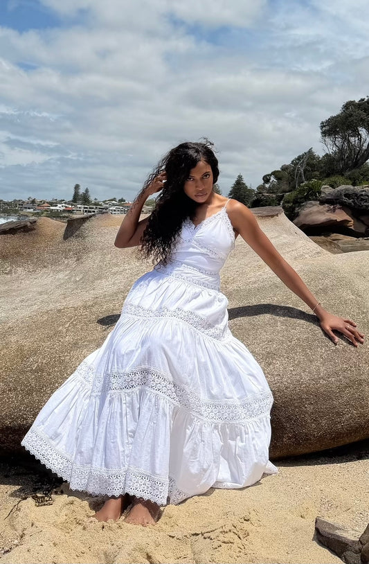 The Lumière Blanche Dress