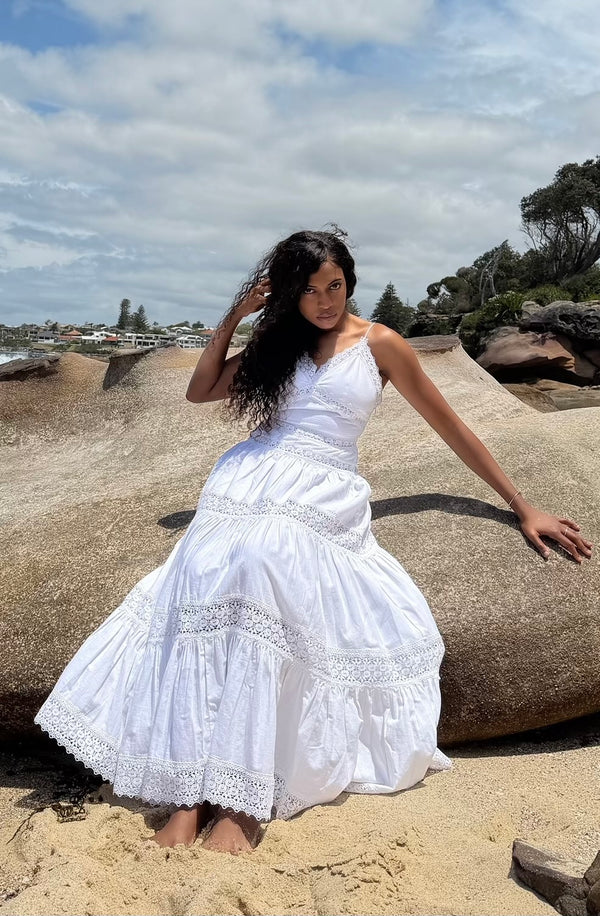 The Lumière Blanche Dress