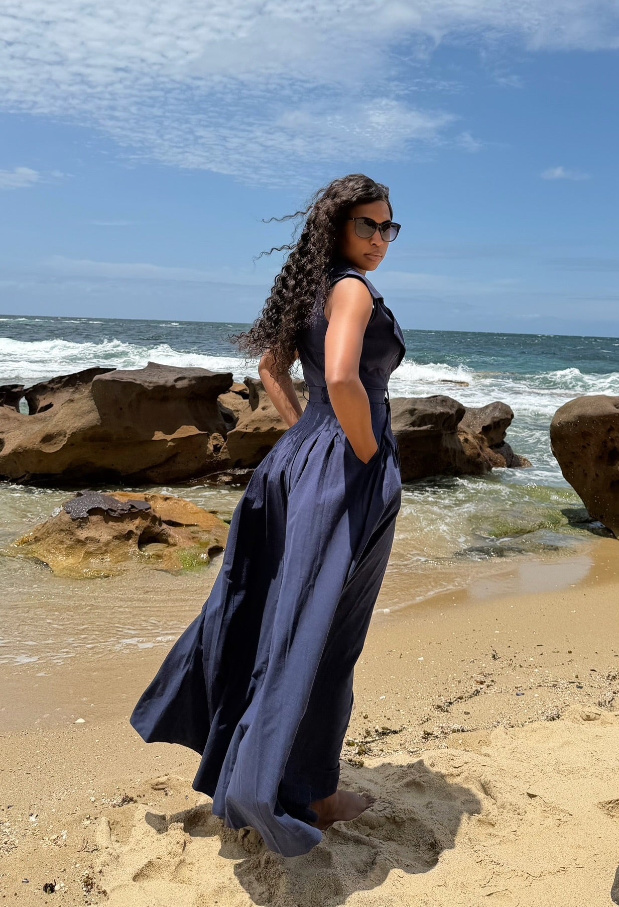 The Navy Azure Dress