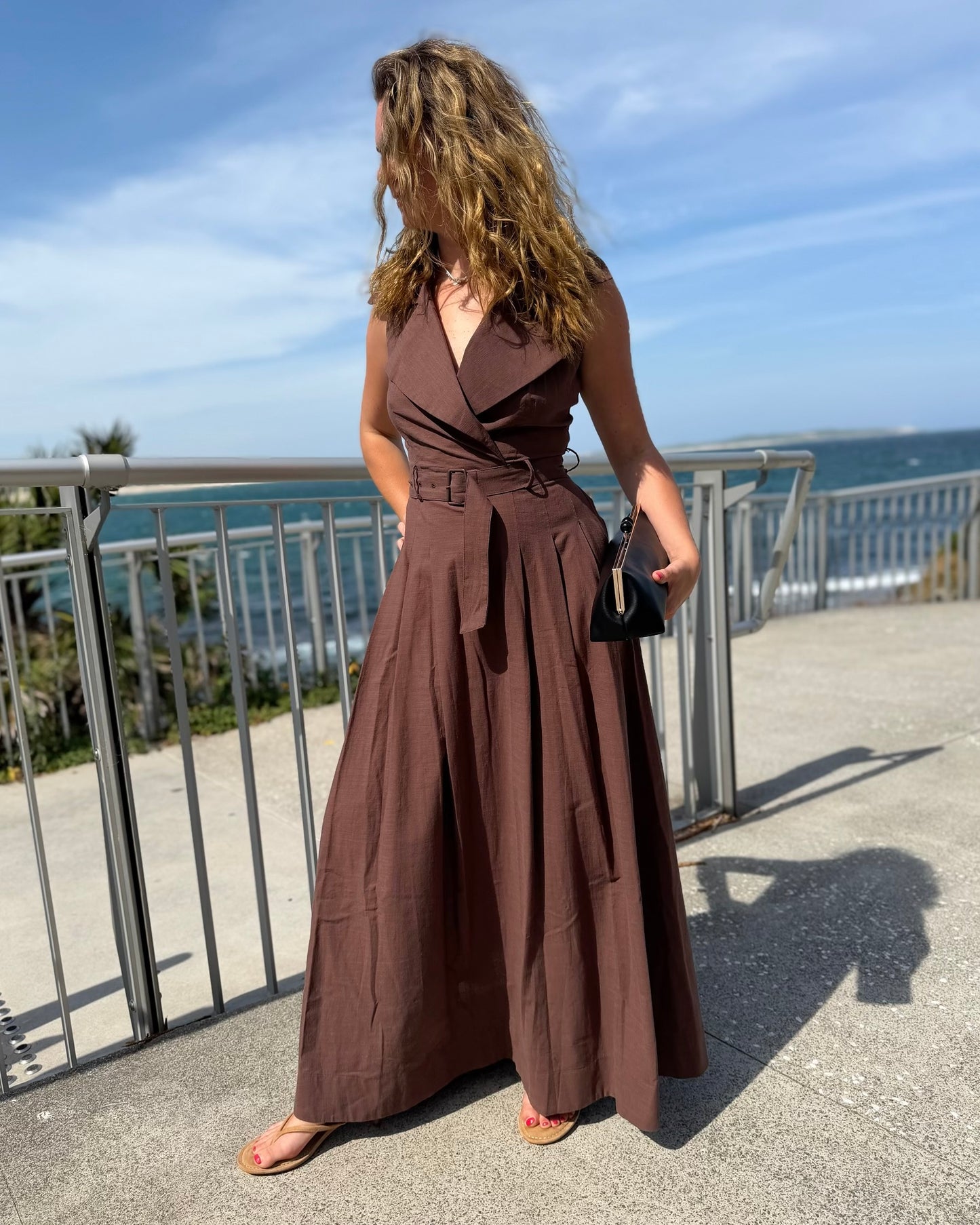 The Brown Azure Dress