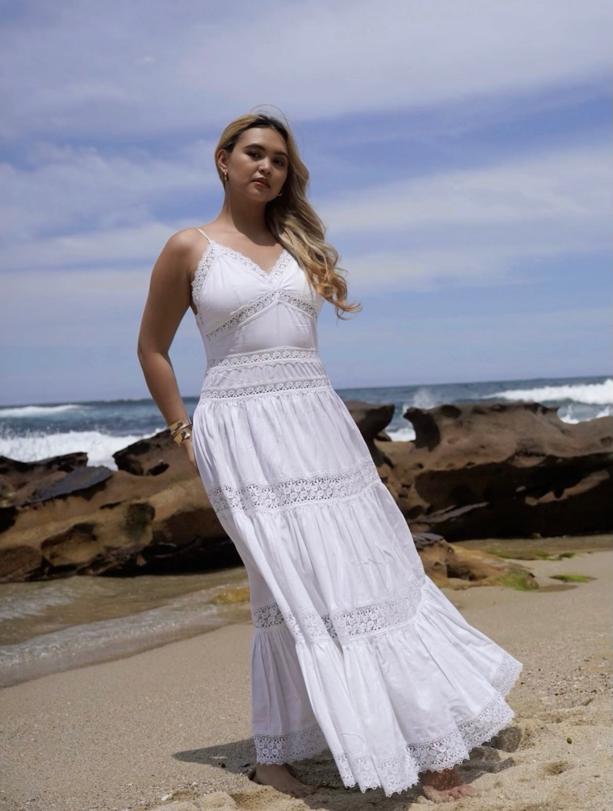 The Lumière Blanche Dress