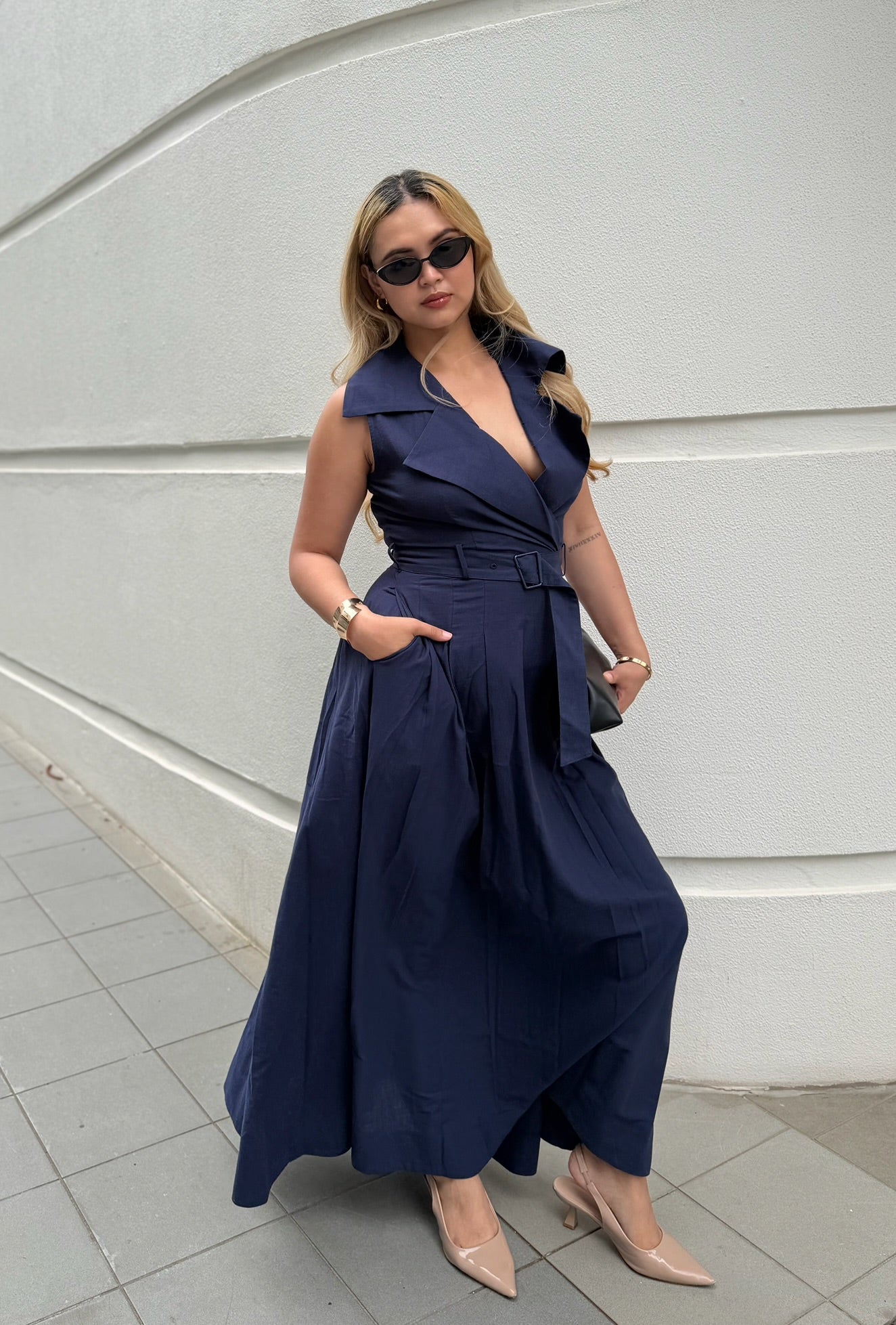 The Navy Azure Dress