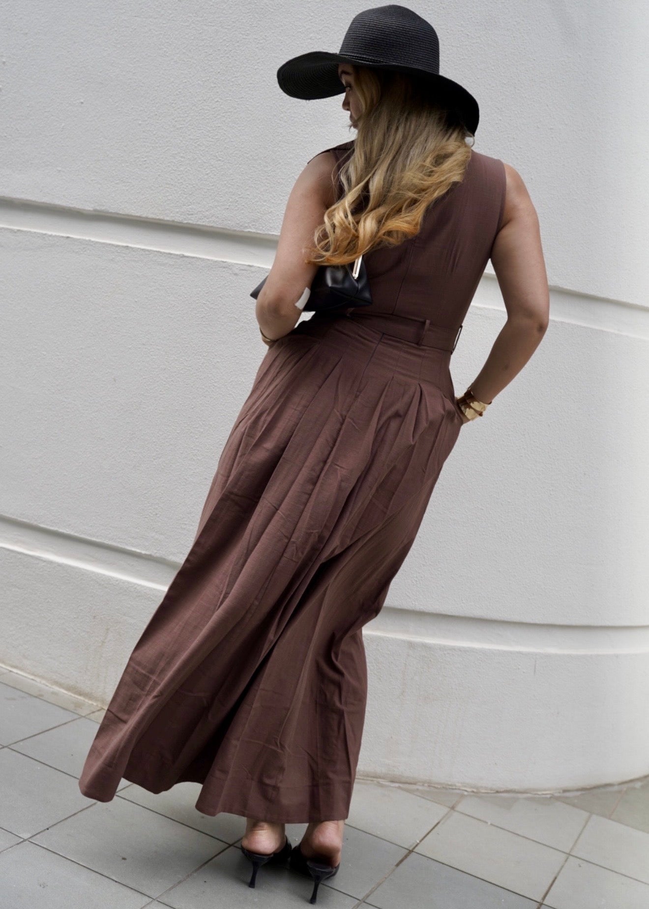 The Brown Azure Dress