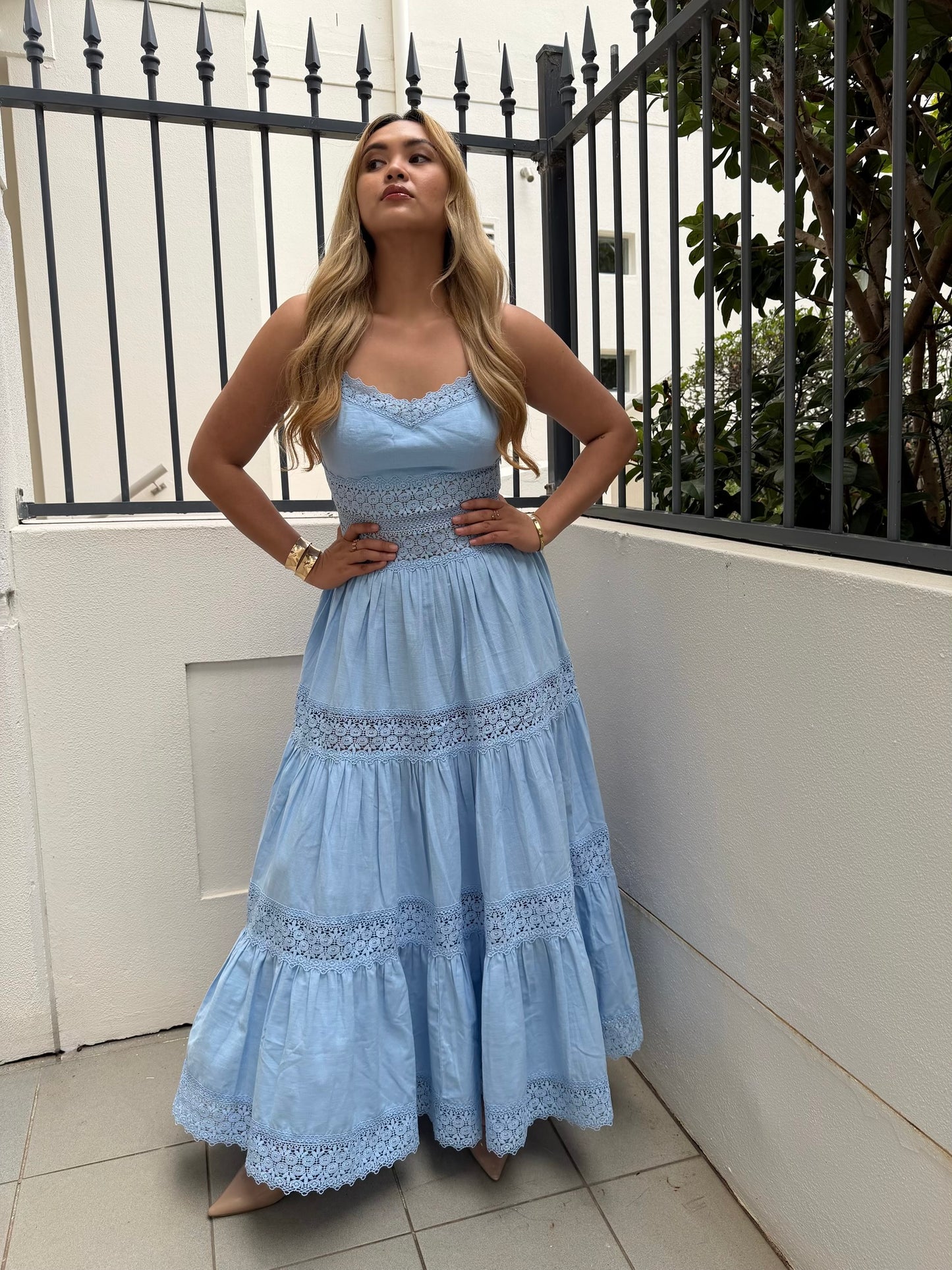 The Lumière Blue Dress