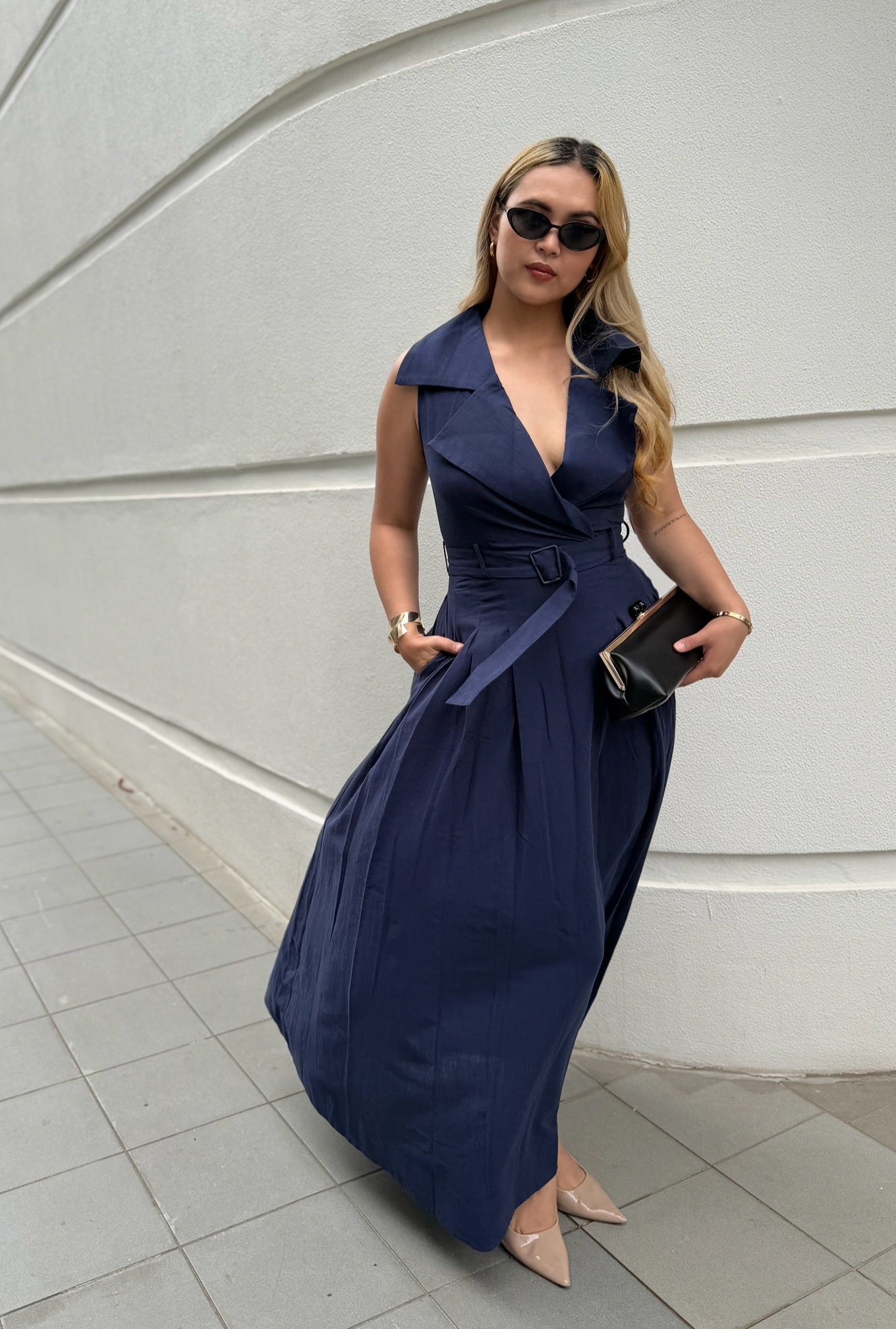 The Navy Azure Dress