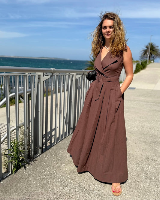 The Brown Azure Dress