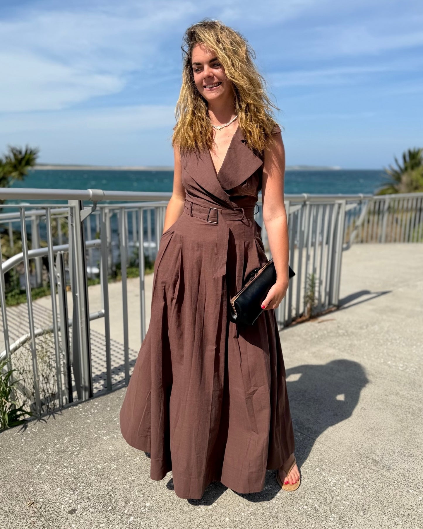 The Brown Azure Dress