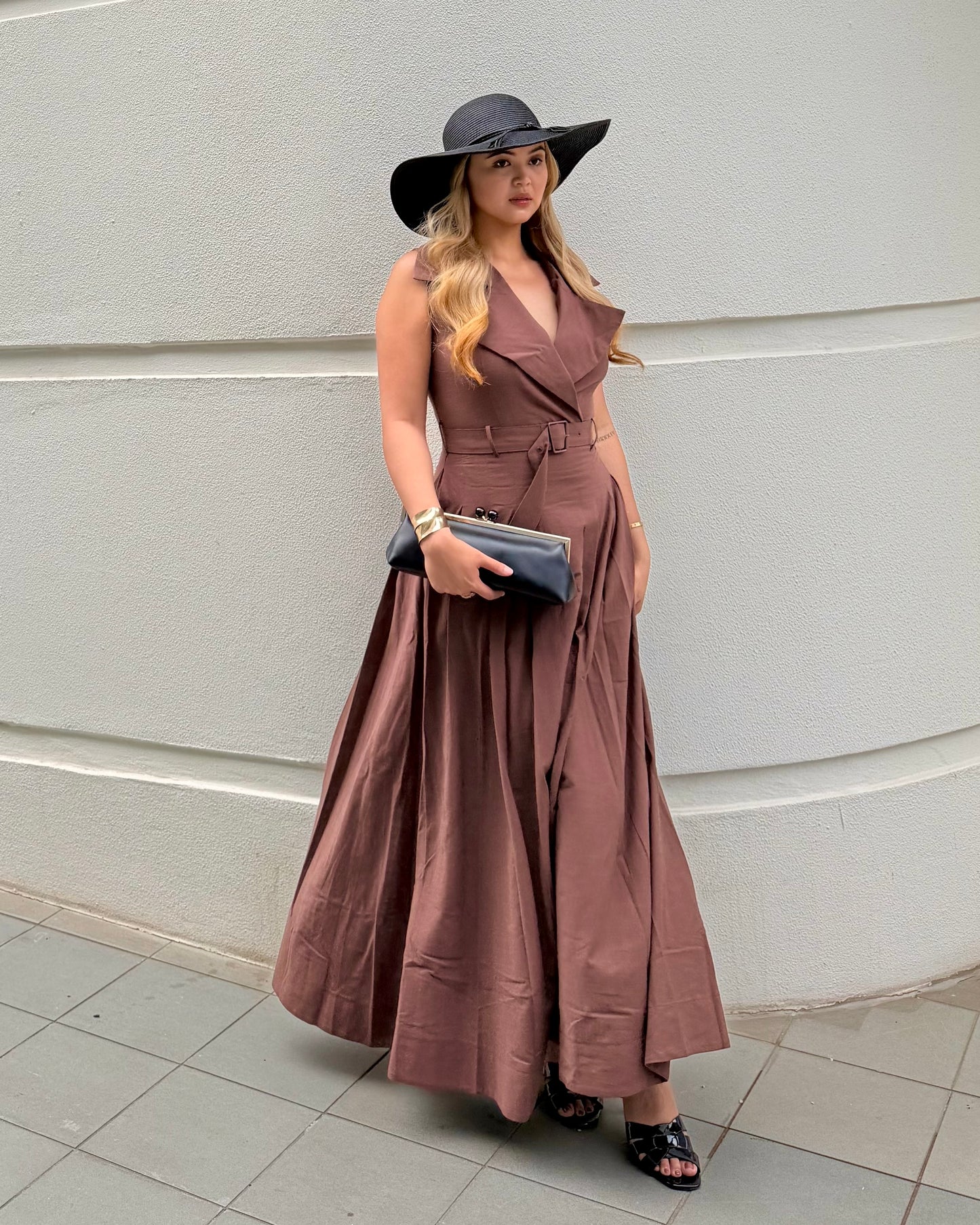 The Brown Azure Dress