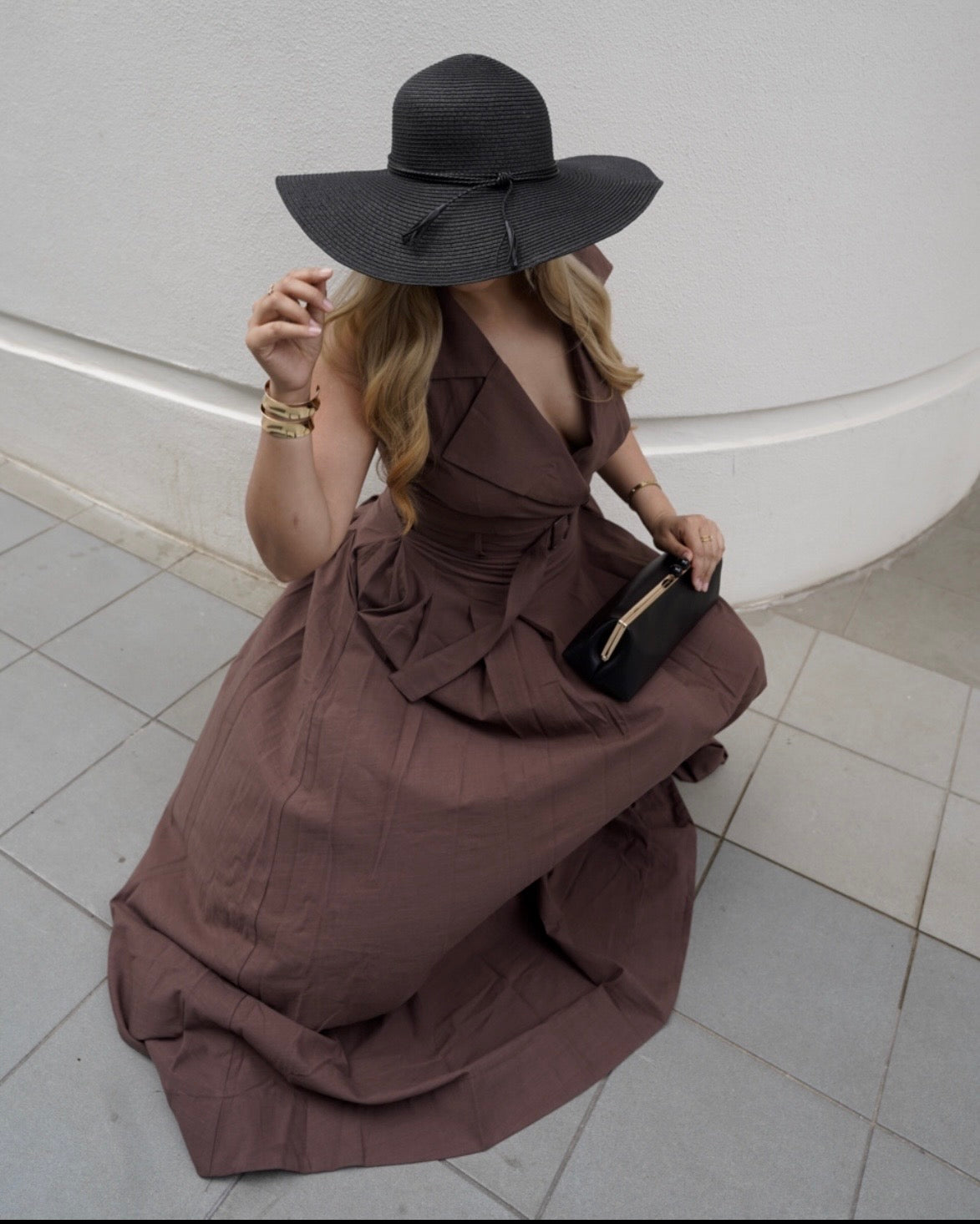 The Brown Azure Dress