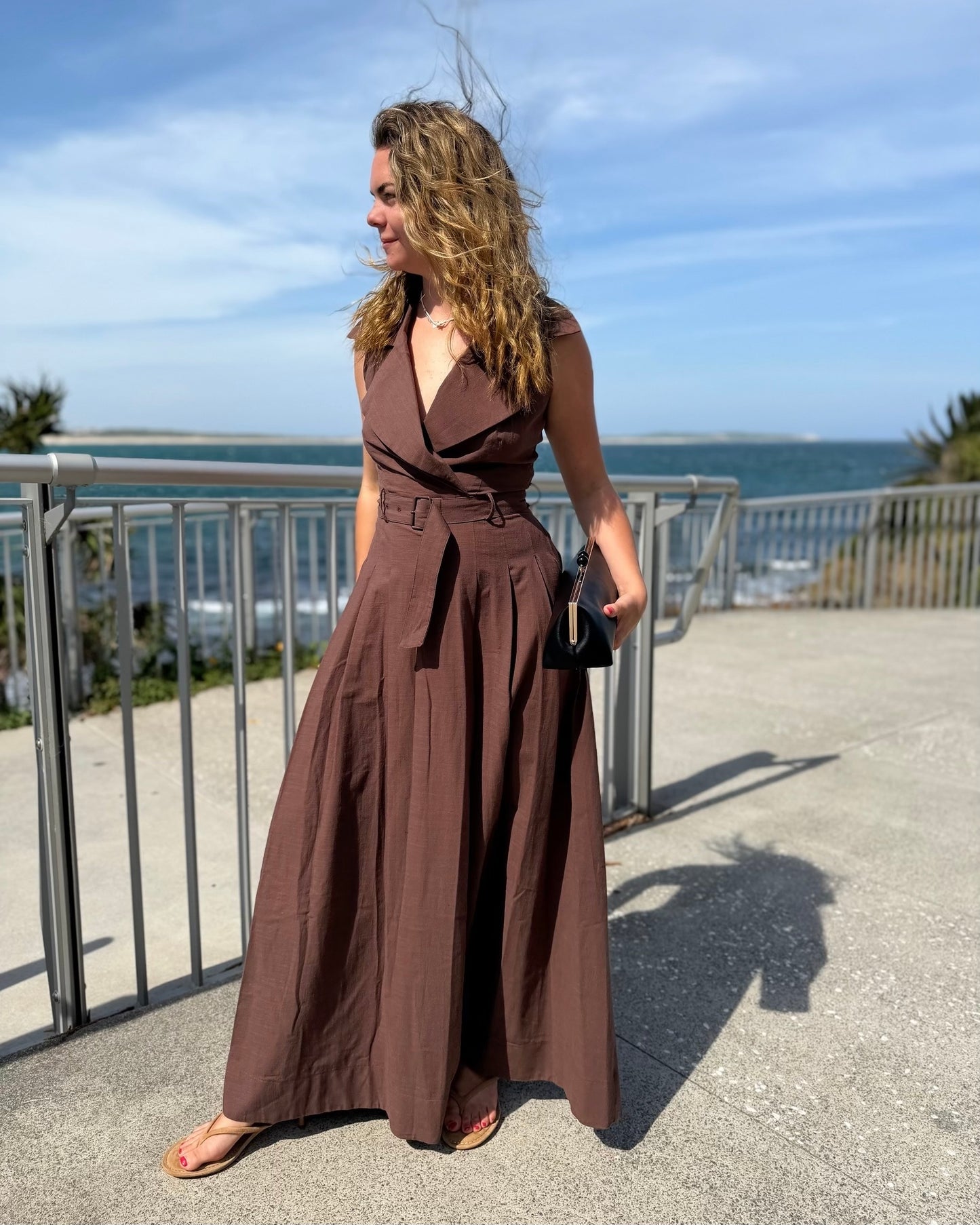 The Brown Azure Dress